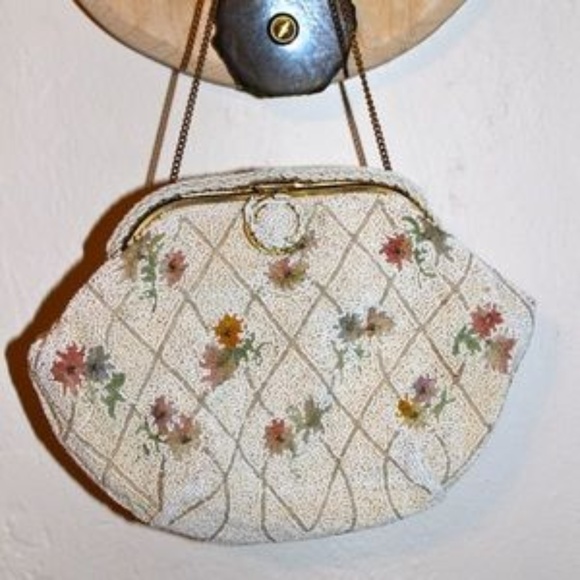 Vintage Beaded Purse Made In France - Picture 1 of 5